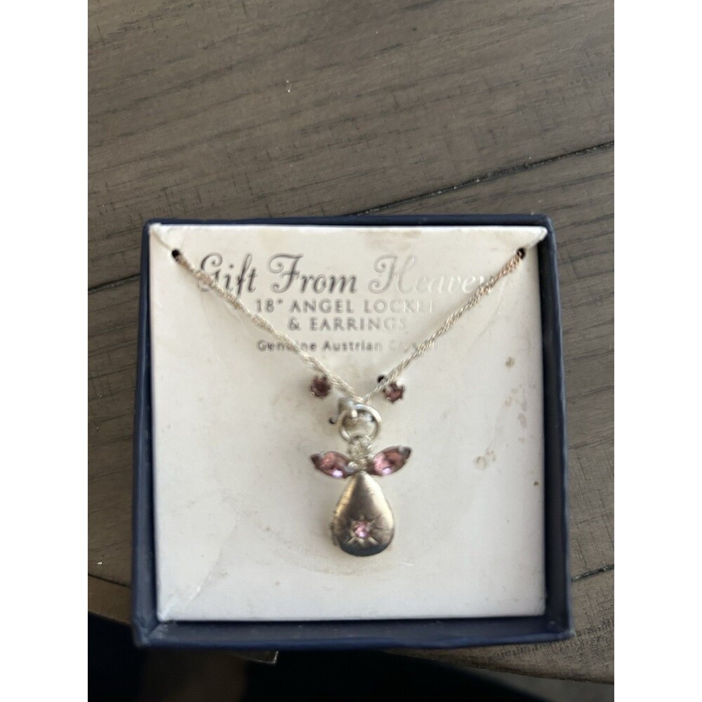 Gift From Heaven Angel Locket 18” Necklace